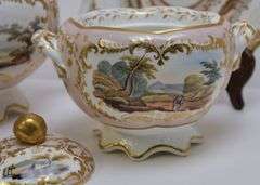 SPODE FELSPAR TEA SET