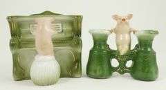 4 ANTIQUE PIG FAIRINGS