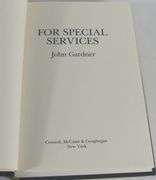 FOR SPECIAL SERVICES, JAMES BOND NOVEL BY JOHN GARDNER