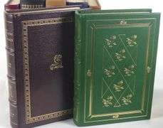 NINE FRANKLIN MINT LEATHER BOUND VOLUMES