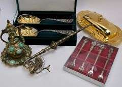 SILVER PLATE, PIPE, ETC.