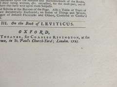 1725 BIBLIOTHECA BIBLICA