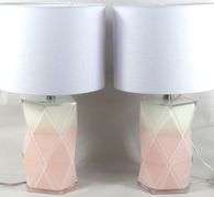PAIR DECORATOR TABLE LAMPS