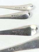 FOUR 18TH CENTURY SILVER SPOONS