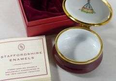 ENAMEL & PORCELAIN TRINKET BOXES