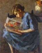 IMPORTANT OIL ON CANVAS BY EVA BRADSHAW