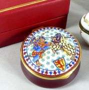 ENAMEL & PORCELAIN TRINKET BOXES