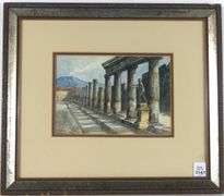 PAIR WATERCOLOURS BY MARIA CIRILLO