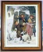 OIL, WATERCOLOUR, PRINT & JAPANESE SCROLL