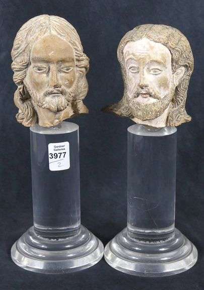 TWO TERRA COTTA BUSTS
