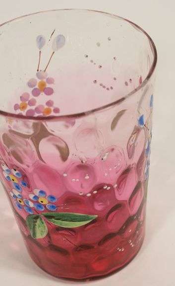 TUMBLERS, MUG AND STEMMED CUP