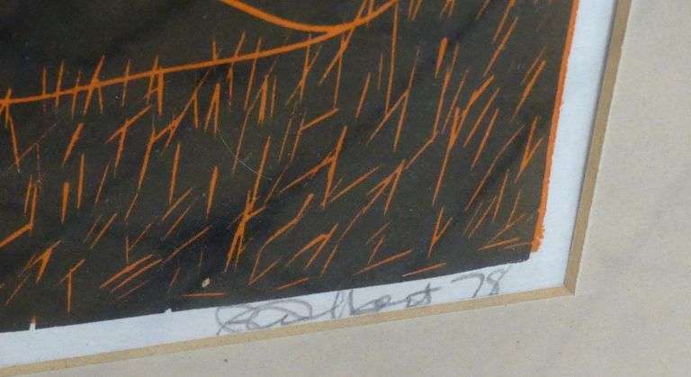 THREE FRAMED SERIGRAPHS