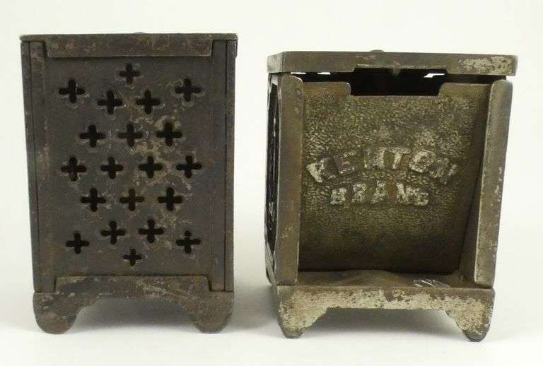 2 ANTIQUE COIN BANKS