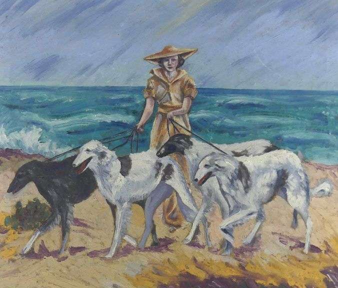 VINTAGE OIL ON CANVAS