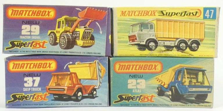 4 MATCHBOX SUPERFAST DIE-CAST IN BOXES