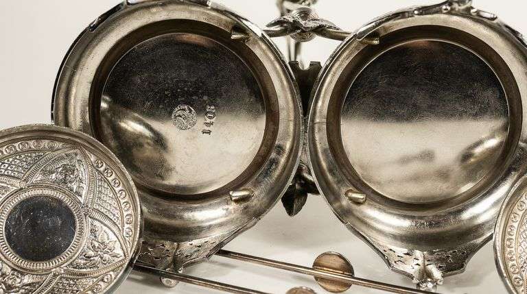 RARE DOUBLE PICKLE CRUET