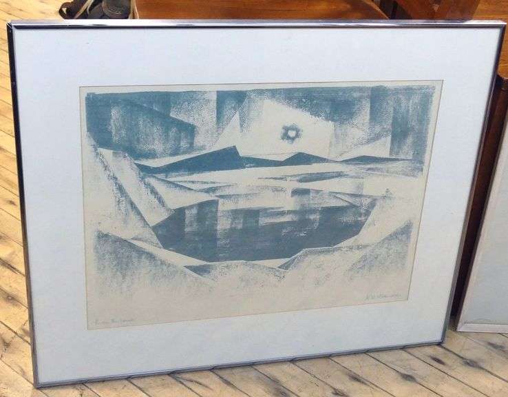 THREE FRAMED SERIGRAPHS