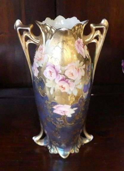 THREE PIECES OF ANTIQUE GERMAN PORCELAIN