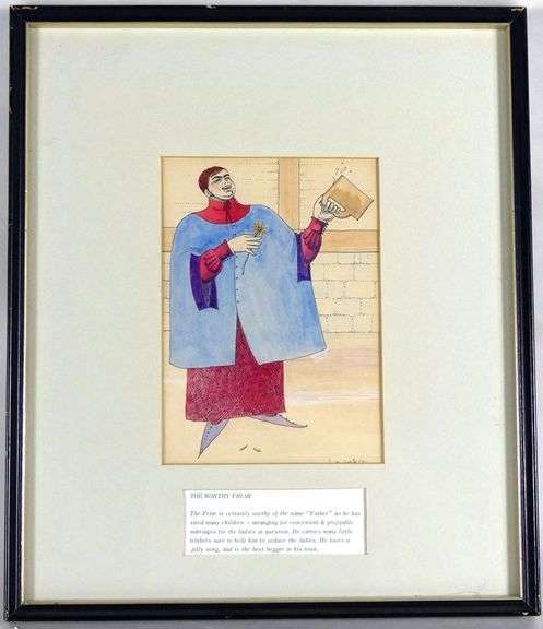 SET OF COSTUME DESIGN ILLUSTRATIONS