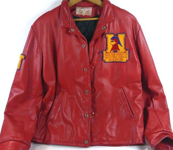 TWO VINTAGE LEATHER JACKETS