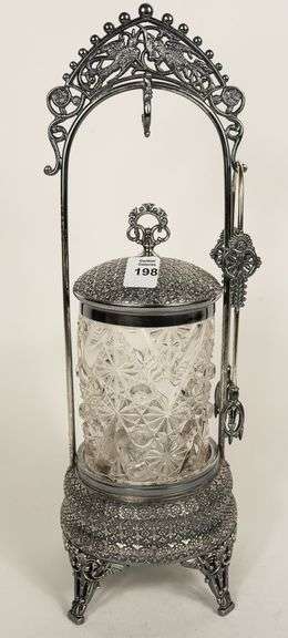 VICTORIAN GLASS PICKLE CRUET