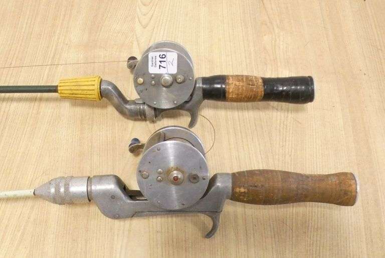 TWO VINTAGE FISHING RODS