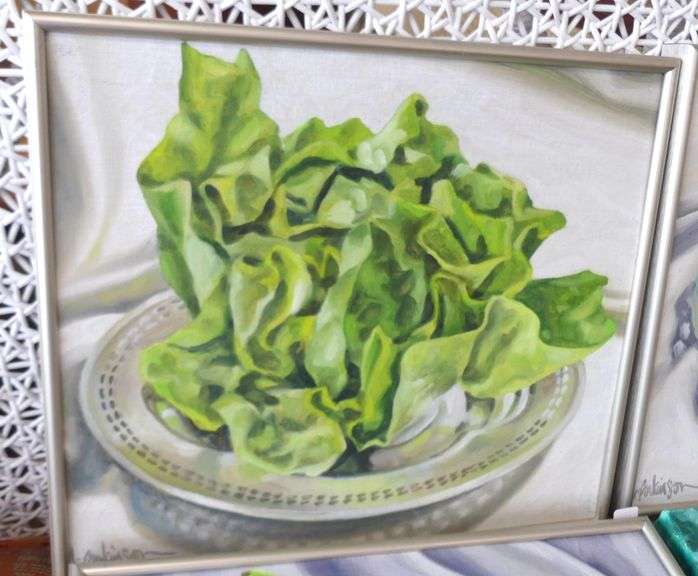 FOUR BONNIE PARKINSON OIL PAINTINGS