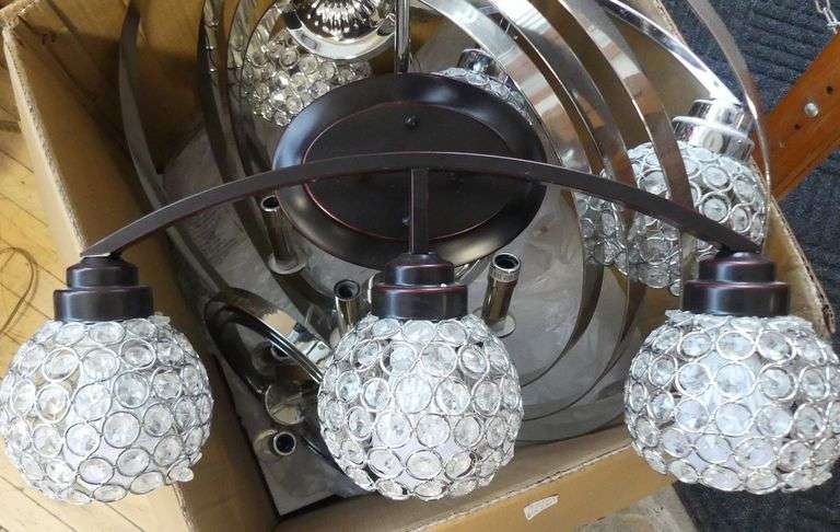 FOUR DESIGNER LIGHT FIXTURES