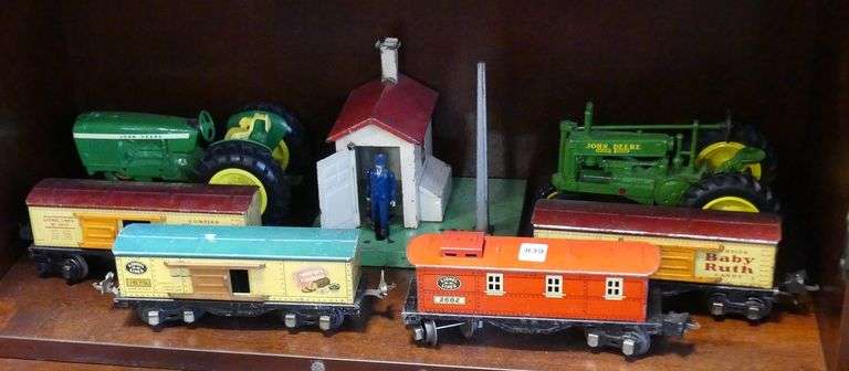 TRACTOR AND MODEL TRAIN TOYS