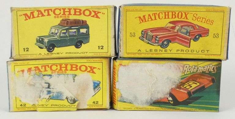 4 MATCHBOX DIE-CAST IN BOXES
