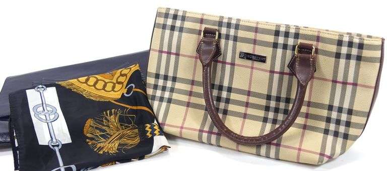 DESIGNER PURSES & SCARF