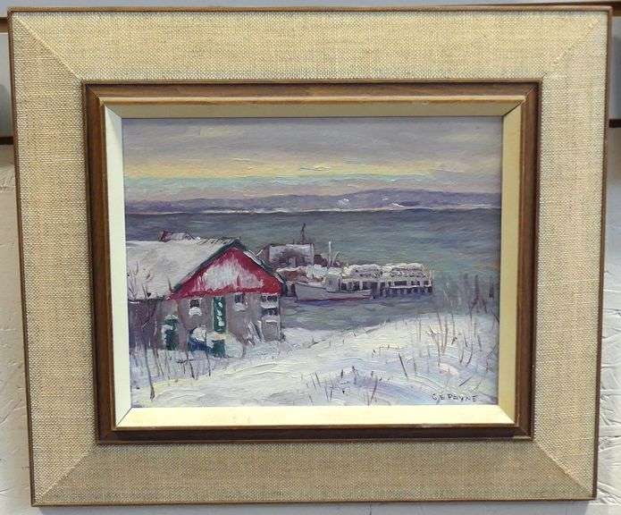 TWO FRAMED CANADIAN OIL PAINTINGS