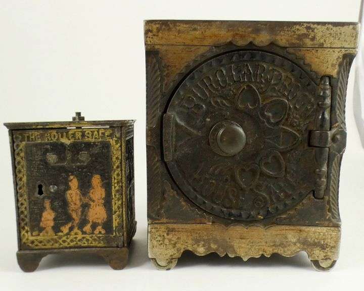 2 ANTIQUE COIN BANKS