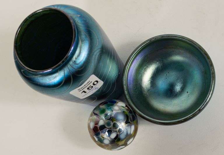 VASE, BOWL AND FIGURINE