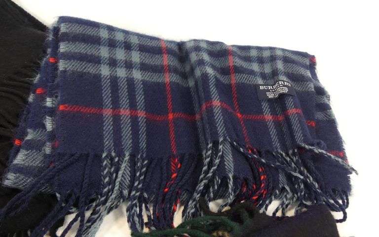 THREE DESIGNER SCARVES