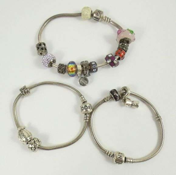 3 PANDORA BRACELETS