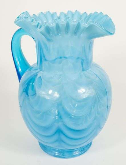 OPALESCENT GLASS PITCHER