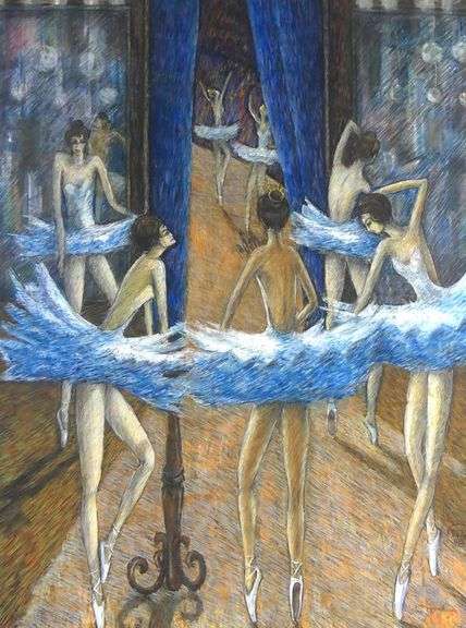 ORIGINAL PASTEL DRAWING