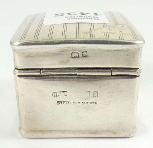 STERLING SILVER RING BOX