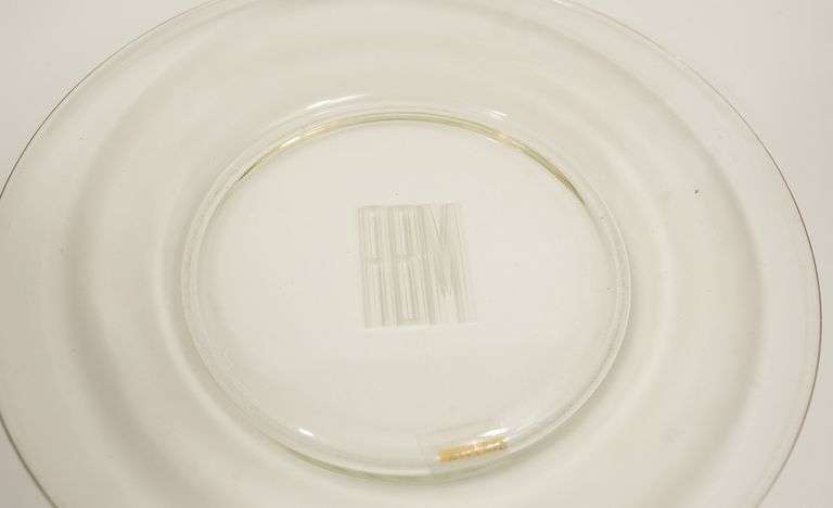 TWO COVERED BUTTER DISHES