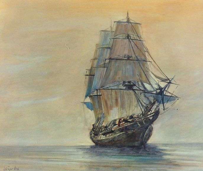 FOUR PRINTS INCL. SIGNED DEGARTHE