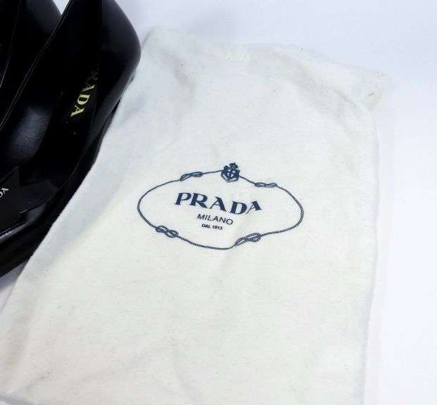 PRADA KITTEN HEEL PUMPS