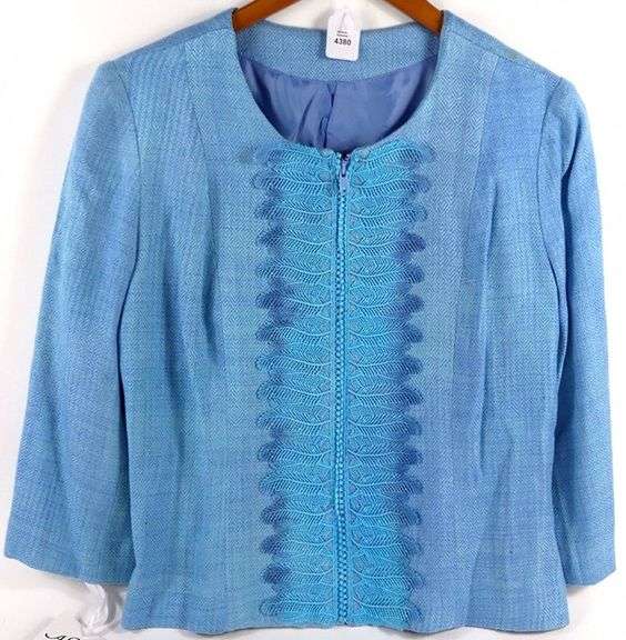 PAT BURNS-WENDLAND SILK & LACE JACKET