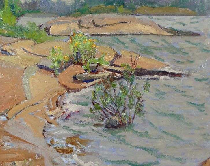 CANADIAN SCHOOL OIL IN THE STYLE OF ARTHUR LISMER