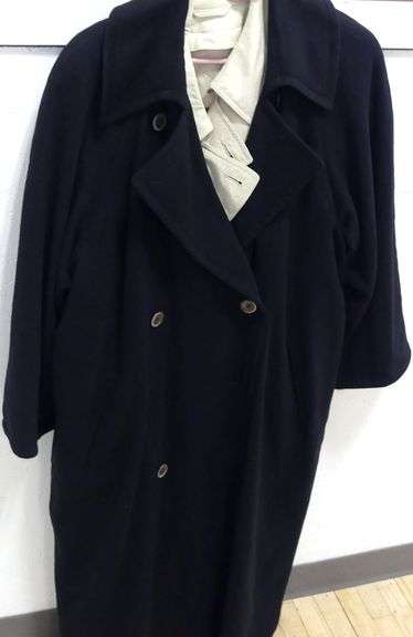 TWO DESIGNER TRENCH STYLE COATS