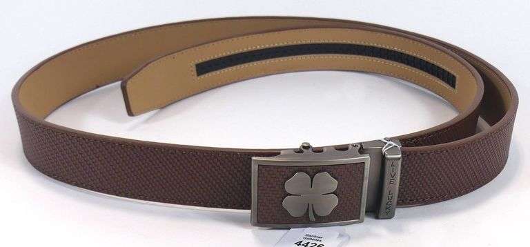 LIVE LUCKY LEATHER BELT