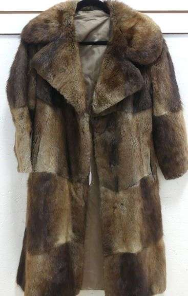 MUSKRAT FUR COAT