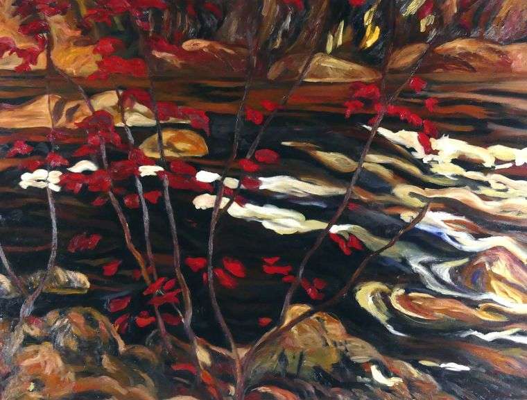 LARGE CANVAS PAINTING