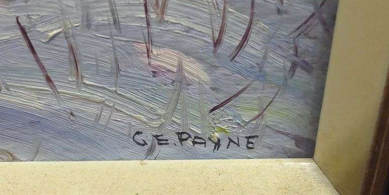 TWO FRAMED CANADIAN OIL PAINTINGS