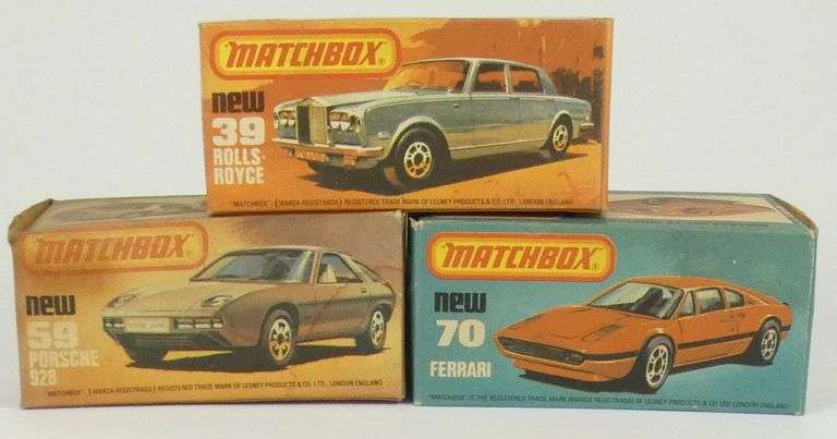 6 MATCHBOX 75 IN BOXES